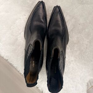 Celine stylish black booties.